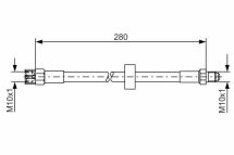 Тормозной шланг VOLVO 340-360