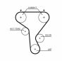Ремінь ГРМ Opel Movano/Vivaro/Renault Trafic/Master 2.2dCi 00- (25x89z), фото 4 - інтерент-магазин Auto-Mechanic