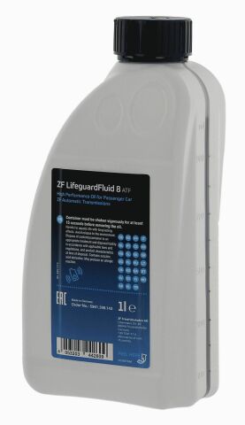 Масло для акпп 1л zf lifeguardfluid 8 atf