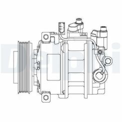 VW компрессор кондиціонера Audi A8, Q7, Phaeton, Touareg 05- VW компрессор кондиціонера Audi A8, Q7, Phaeton, Touareg 05-