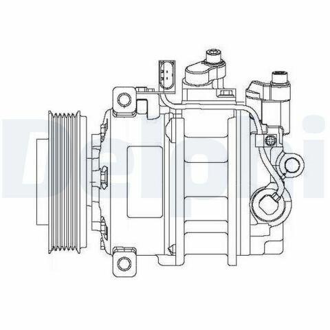 VW компрессор кондиционера Audi A8, Q7, Phaeton, Touareg 05-