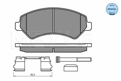 Колодки гальмівні (передні) Citroen Jumper/Fiat Ducato/Peugeot Boxer 2.0-3.0HDi 06- R16