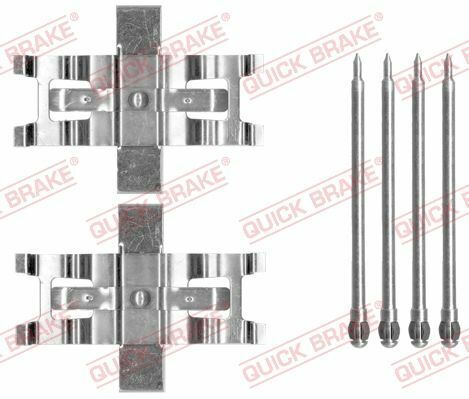 Планка суппорта (переднего) прижимная (к-кт) MB E-class (W210/S210) 96-03 (Ate)