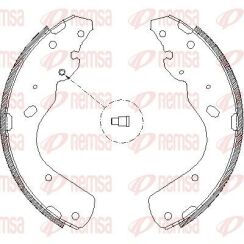 Тормозные колодки задние  ranger 2.5 td 02-06, mazda b-serie 2.5 d 02-06