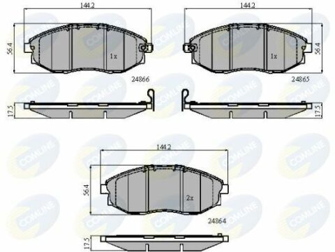 CBP31585 Comline - Тормозные колодки для дисков