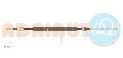 Трос ручного тормоза лев./пр.308 sw 07-2125/1330mm