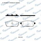 гальмівні колодки передні grand vitara 1.6/2.0 05-