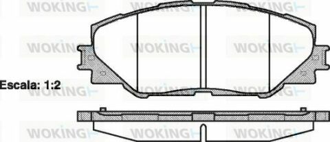 Гальмівні колодки пер. AURIS/RAV 4 III/RAV 4 IV 1.8-2.5H 06-