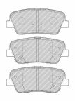 Комплект тормозных колодок из 4 шт. дисковые