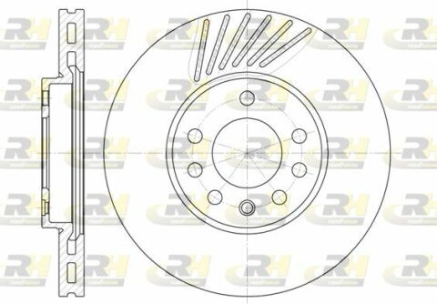 Диск тормозной (передний) Opel Vectra B 95-02 (288x25)