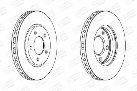 Диск гальмівний передній 15 281*28 Voyager IV, Dodge Caravan 00- CHRYSLER Диск гальмівний передній 15 281*28 Voyager IV, Dodge Caravan 00- CHRYSLER