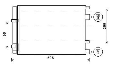 Радиатор кондиционера (конденсатор) solaris, i20 08-, kia rio iii Hyundai