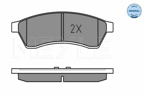 Колодки тормозные (задние) Chevrolet Epica 2.0-2.5 05- (121.1x14.7)