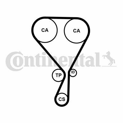 Ремень ГРМ Toyota Aygo 1.2 14-/Peugeot 108/2008/308/508/5008 1.2THP/VTi 15- (16x118z)