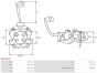 Щеткодержатель стартера Chrysler Gand Voyager/Jeep Cherokee/Wrangler 3.2/3.6 11-, фото 2 - интернет-магазин Auto-Mechanic