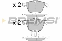 Тормозные колодки пер. Ford Mondeo 07-15/Volvo S80 06-(ATE)