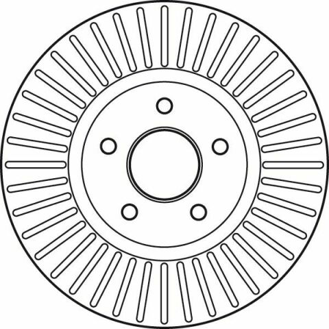 Тормозной диск перед. Mondeo/Mondeo/S-Max 07-14