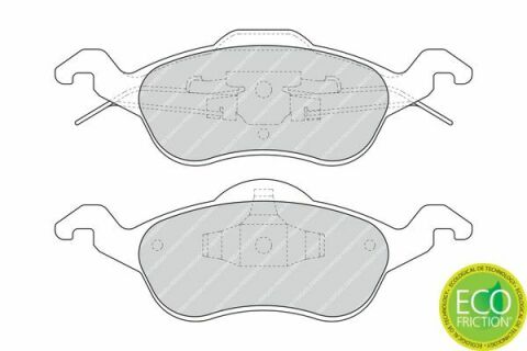 Гальмівні колодки перед. Ford Focus 98-04 (ATE)