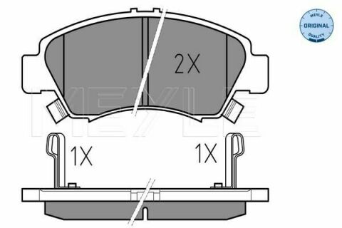 Колодки тормозные (передние) Honda Civic 91-01