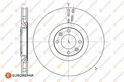 EUROREPAR 8708309198 ДИСК ГАЛЬМiВНИЙ