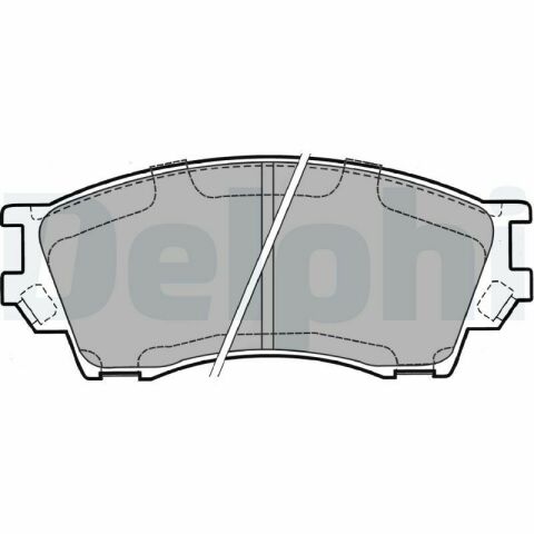 Колодки тормозные передние Xedos 9 93- MAZDA