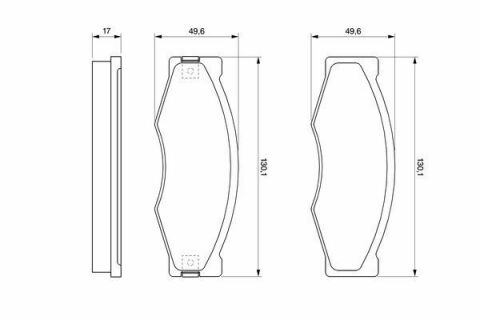 Тормозные колодки передние NISSAN Serena,Vanette,