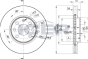 Диск тормозной (передний) Opel Combo 01-/Corsa C 00-09/Meriva A 03-10 (260x24) (с упр.) (вентилированный), фото 5 - интернет-магазин Auto-Mechanic