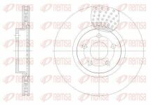 Диск передній transit connect 13-