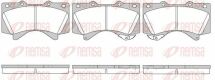Тормозные колодки передние Toyota Land Cruiser 4.7/4.5d 08–