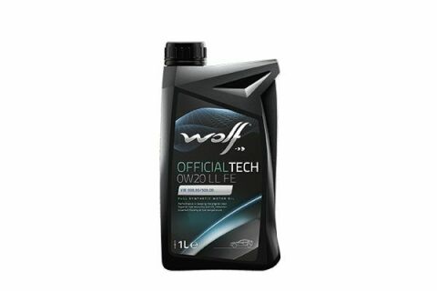 Моторное масло WOLF OFFICIALTECH 0W-20 LL FE, 1 литр