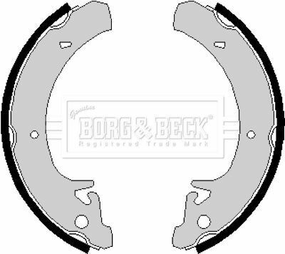 BBS6133 BORG & BECK Гальмівні колодки до барабанів BBS6133 BORG & BECK Гальмівні колодки до барабанів