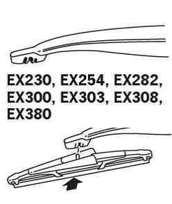 TRICO ExactFit Rear Щетка стеклоочистителя задняя OEM (300мм)