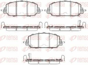 Колодки тормозные передние cr-v v 17-