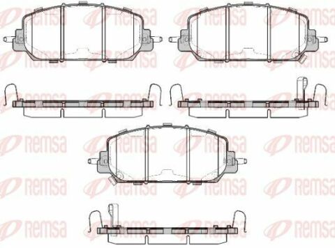 Колодки тормозные передние cr-v v 17-