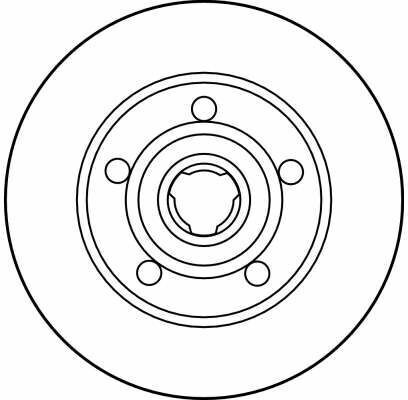 DF2771  TRW - Гальмівний диск
