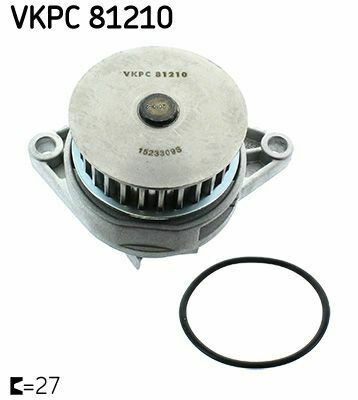 Помпа води Seat Cordoba/Ibiza/Skoda Octavia/VW Caddy/Golf/Polo 1.4i/1.6i 95-09 (27z)