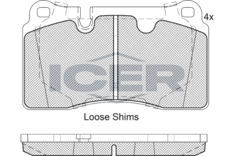 Колодки тормозные (передние/задние) Audi A3/TT 04-15/Seat Leon 12-/Porsche Cayenne 10-