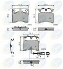 CBP11636 Comline - Тормозные колодки для дисков