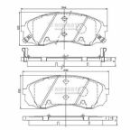 Гальмiвнi колодки дисковi
