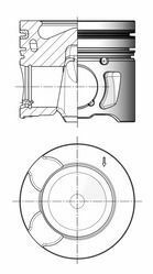 Поршень Citroen C5 III/Peugeot 508 2.2 HDi 10- (85.60mm/+0.60)
