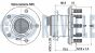 RUVILLE MITSUBISHI Комплект задн. ступицы колеса c  ABS Outlander,Lancer 08-, фото 2 - интернет-магазин Auto-Mechanic