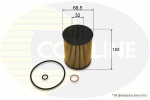 EOF198 Comline - Фільтр оливи ( аналогWL7449/OX367D )