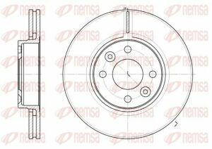 Диск тормозов. пер.Nissan Note 1.4, Micra 1.0 1.2 1.4 02-,Logan 07- (260*22 сент.)