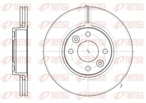 Диск тормозов. пер.Nissan Note 1.4, Micra 1.0 1.2 1.4 02-,Logan 07- (260*22 сент.)