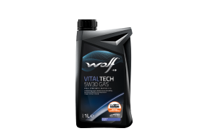 Моторное масло WOLF VITALTECH 5W-30 GAS, 1 литр