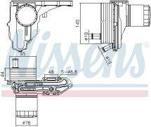 Радіатор масляний з корпусом масляного фільтра