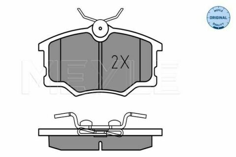 Колодки гальмівні (передні) Opel Corsa 1.4i/1.7D 99-00 Колодки гальмівні (передні) Opel Corsa 1.4i/1.7D 99-00