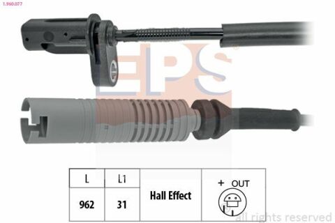 EPS BMW Датчик ABS задн.E81,E90 05-