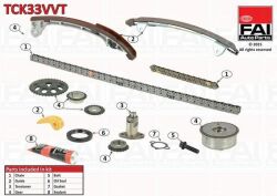 Комплект цепи ГРМ Toyota Avensis 2.0 2000– Комплект цепи ГРМ Toyota Avensis 2.0 2000–