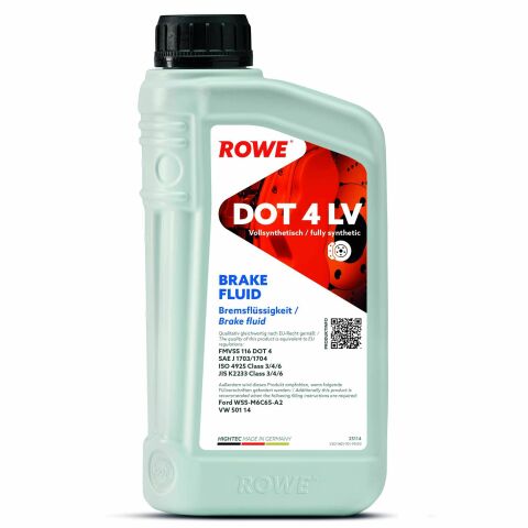 Рідина гальмівна HIGHTEC BRAKE FLUID DOT 4 LV (1L)  Class 3/4/6